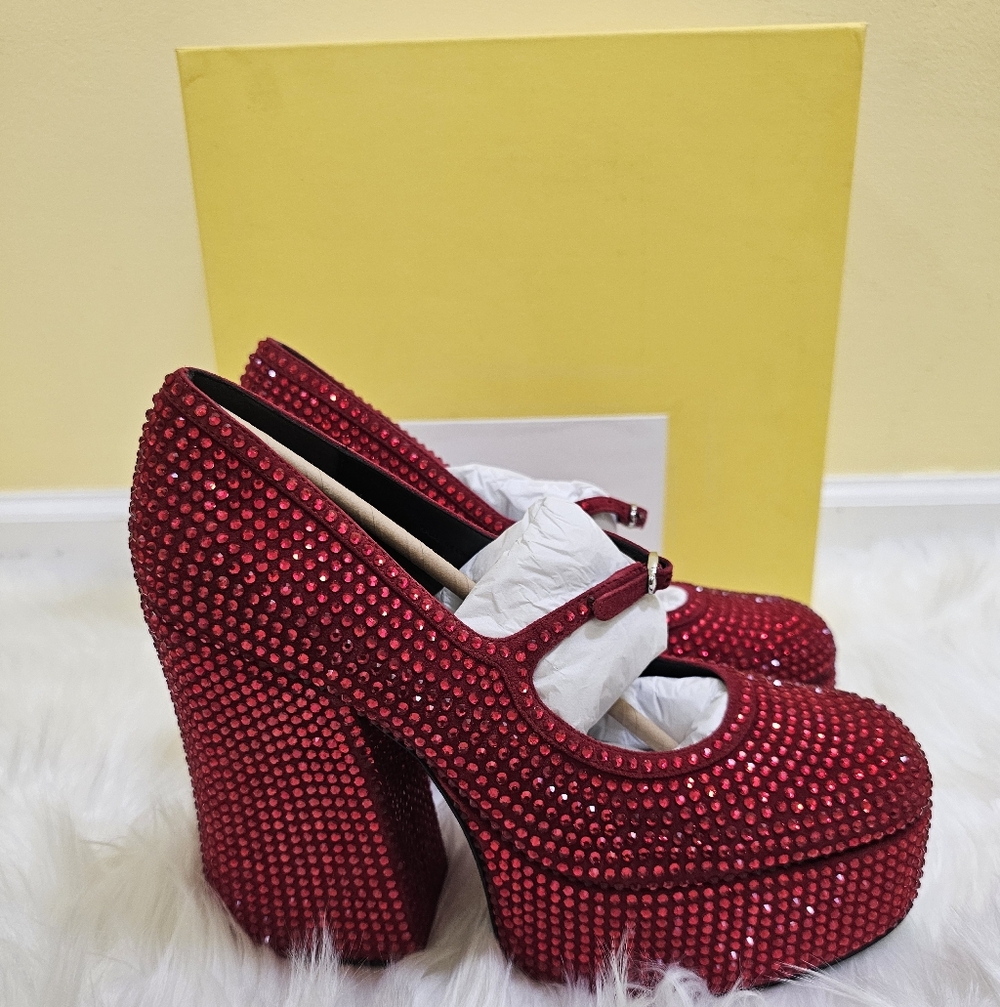 👠MARC JACOBS THE KIKI PLATFORM MARY JANE, THE WIZARD OF OZ